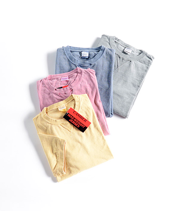 CAMBER(キャンバー) PIGMENT DYED V NOTCHED SS TEE【MENS】