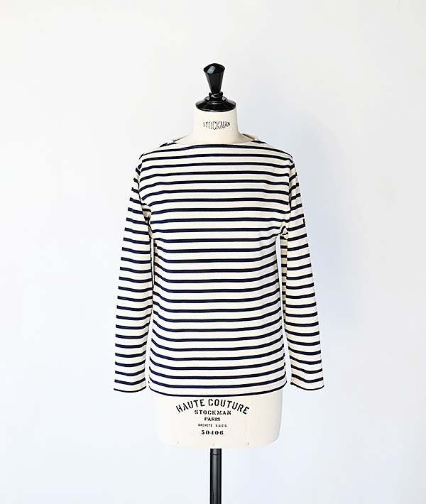 SAINT JAMES (セントジェームス) OUESSANT BORDER エクリュ×マリン【MENS&WOMENS】