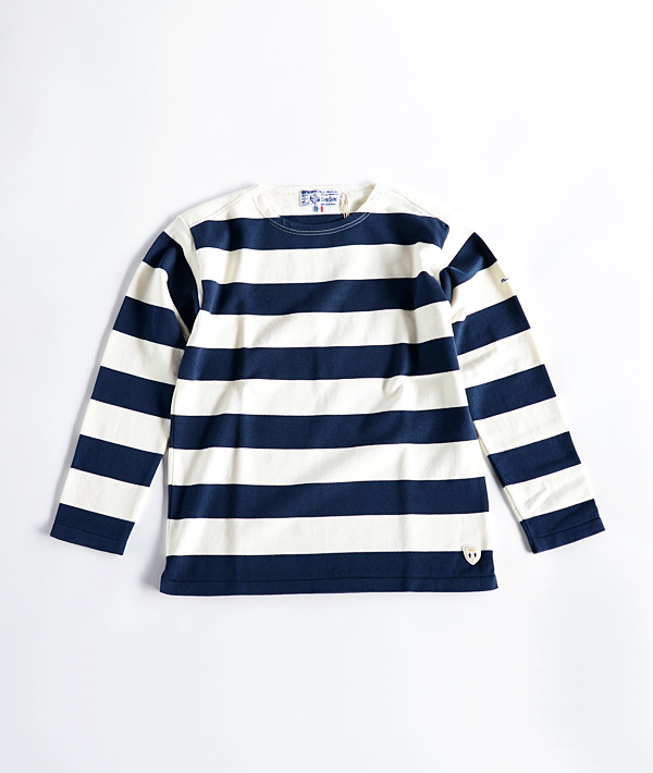Fileuse d'Arvor×BLUE BLUE(フィールズダルボー×ブルーブルー) BORDER LS KNIT TEE【MENS】