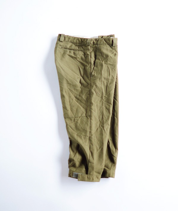 DEAD STOCK(デッドストック) FRENCH BROWN WOOL KNICKERS PANTS USED【MENS】