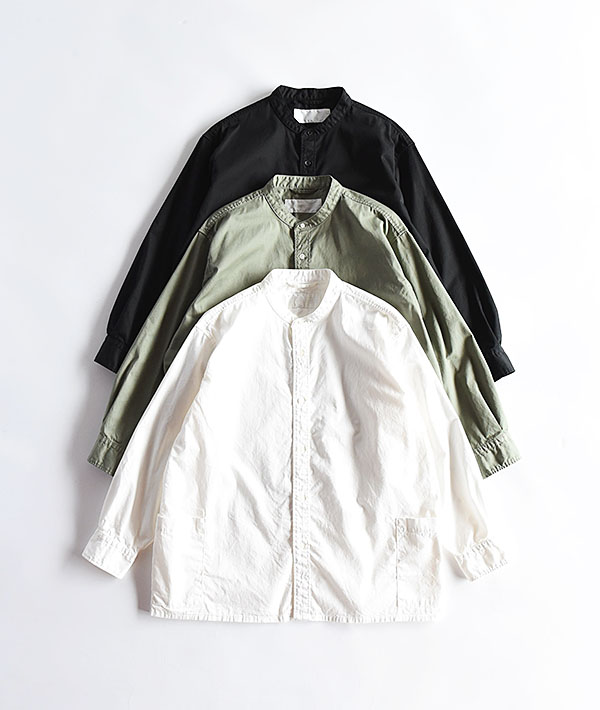 Breechez (ブリーチェズ) BAND COLLAR OVER SHIRTS JACKET【MENS】