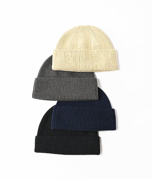 ROTOTO (ロトト) WASHI/RECYCLED COTTON BEANIE【MENS&WOMENS】