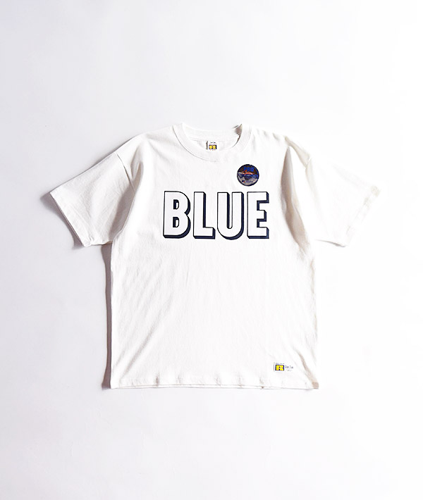RUSSELL×BLUE BLUE(ラッセル×ブルーブルー) 3D LOGO SS T-SHIRTS【MENS&WOMENS】