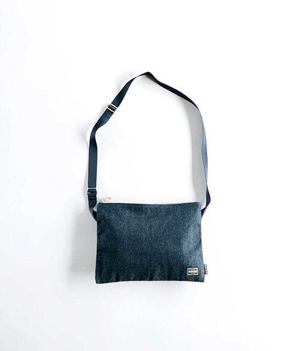 PORTER×BLUE BLUE(ポーター×ブルーブルー) デニムサコッシュ【MENS&WOMENS】