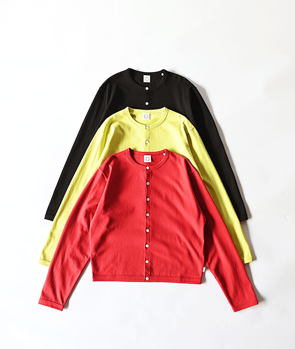 ORCIVAL(オーシバル) スーピマコットン クルーネックカーディガン【WOMENS】