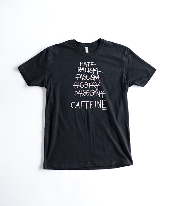 FARLEYS (ファリーズ) CAFFEINE T SHIRTS / HATE RACISM【MENS】