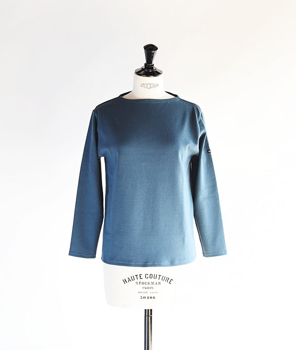 SAINT JAMES (セントジェームス) OUESSANT SOLID ネイビーグリーン【MENS&WOMENS】