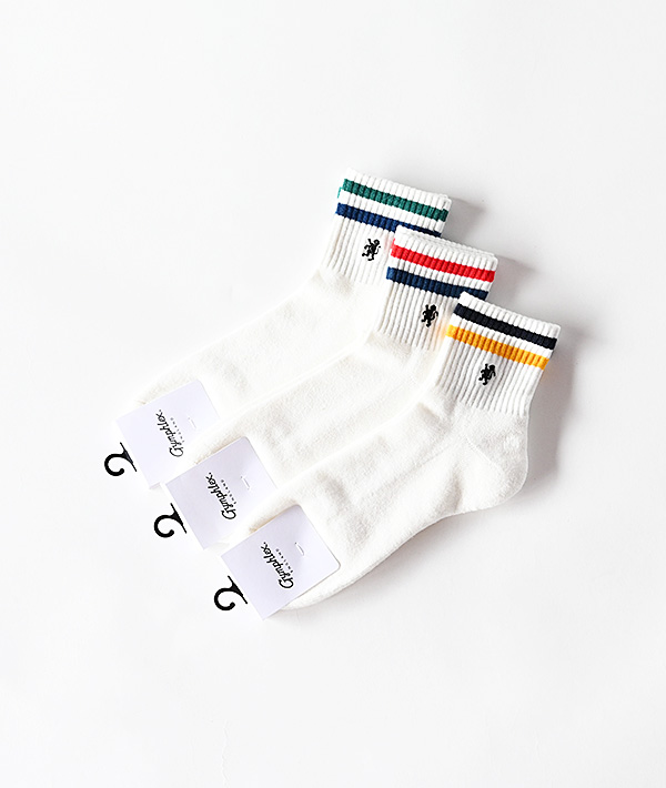GYMPHLEX(ジムフレックス) カラーラインソックス【MENS&WOMENS】