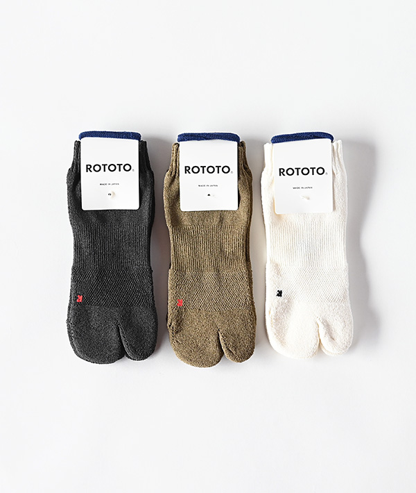 ROTOTO (ロトト) WASHI TABI PILE ANKLE SOCKS【MENS&WOMENS】