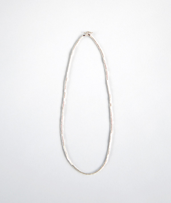 GAIJIN MADE (ガイジンメイド) E-239 カレンスクエアシルバーネックレス【MENS&WOMENS】