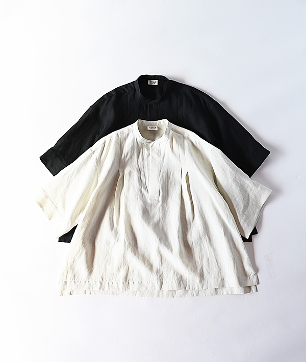 LE GLAZIK(ルグラジック) リネン スキッパーシャツ【WOMENS】