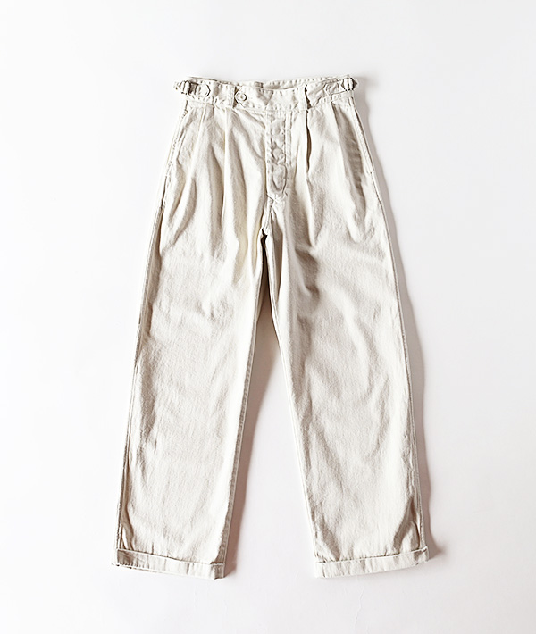 ORCIVAL(オーシバル) ヴィンテージツイル サイドアジャスター2タックパンツ【MENS&WOMENS】