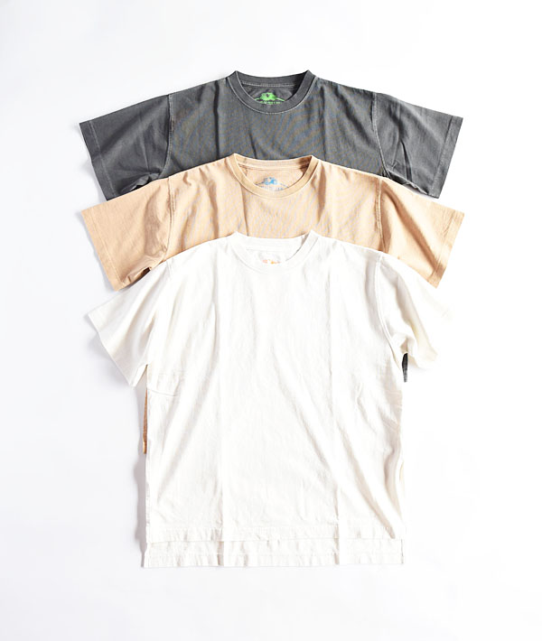 FRUIT OF THE LOOM×BLUE BLUE(フルーツオブザルーム×ブルーブルー) PIGMENT DYE BIG TEE【MENS&WOMENS】