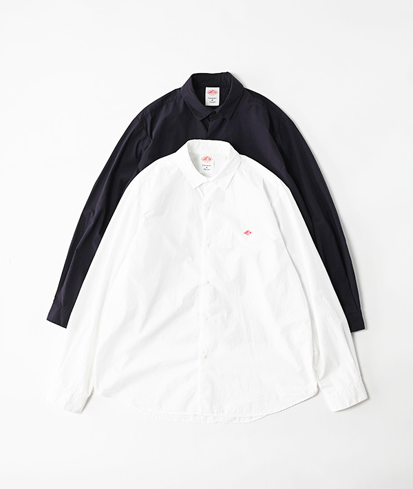 DANTON(ダントン) COTTON TYPEWRITER WRINKLED SHIRT【MENS】
