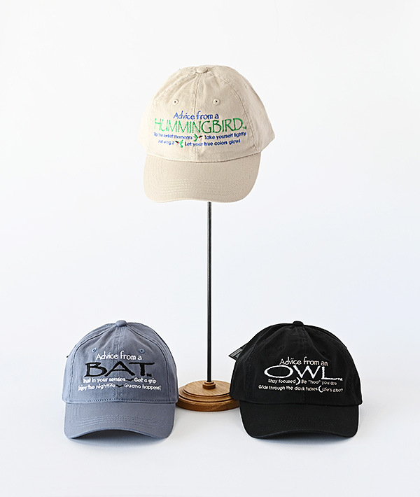 EARTH SUN MOON (アース サン ムーン) ADVICE FROM EMBROIDERED CAP【MENS&WOMENS】