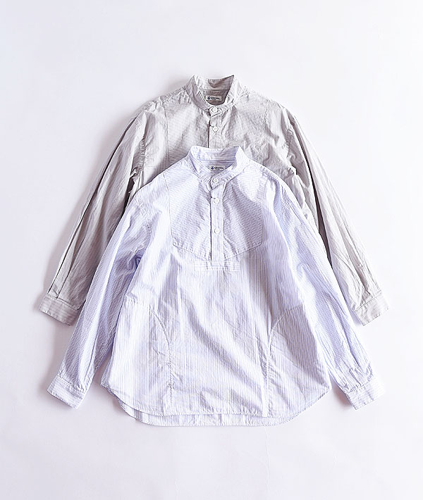 ORCIVAL(オーシバル) バンドカラープルオーバーシャツ CNV【WOMENS】