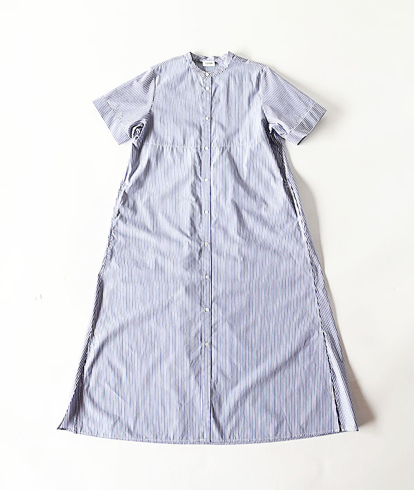 LE GLAZIK(ルグラジック) ポプリンストライプ シャツワンピース【WOMENS】