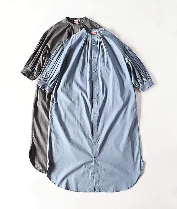 INDIA INDUSTRY(インディアインダストリー) エンブロイダリー シャツワンピース【WOMENS】