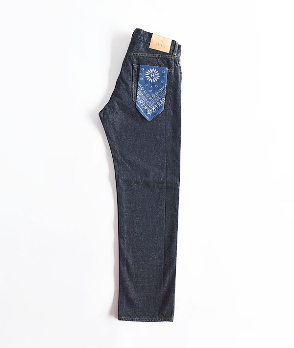 HOLLYWOOD RANCH MARKET(ハリウッドランチマーケット) PP58 ネップセルビッチデニム ストレートジーンズ【MENS】