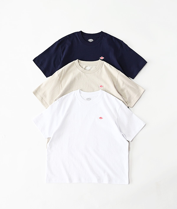 DANTON(ダントン) コットン ショートTシャツ SOLID【WOMENS】