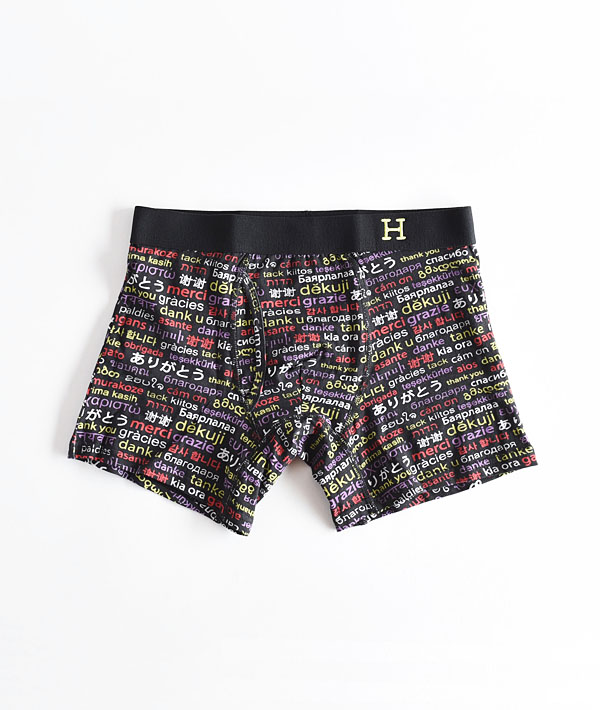 HOLLYWOOD RANCH MARKET(ハリウッドランチマーケット) HRM ARIGATO BOXER BRIEF【MENS】