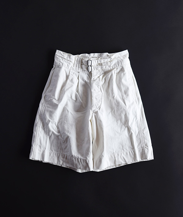 DEAD STOCK(デッドストック) ITALIAN WHITE GURKHA SHORTS 80s Near Mint【MENS&WOMENS】