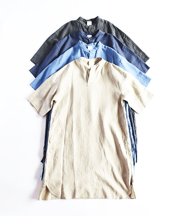 ORCIVAL(オーシバル) リネンバンドカラーワンピース【WOMENS】