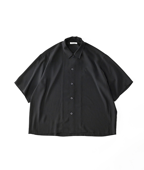 GYMPHLEX(ジムフレックス) ジョーゼットストレッチ レギュラーカラー半袖シャツ【MENS】