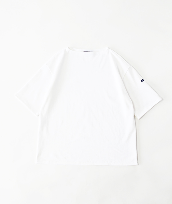 SAINT JAMES (セントジェームス) 五分袖ドロップショルダー NEIGE【MENS】
