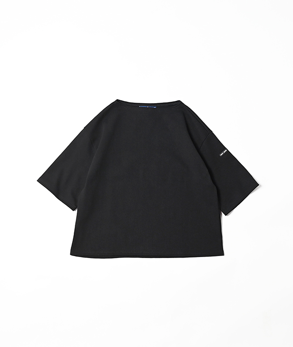 SAINT JAMES (セントジェームス) 五分袖ドロップショルダー NOIR【WOMENS】