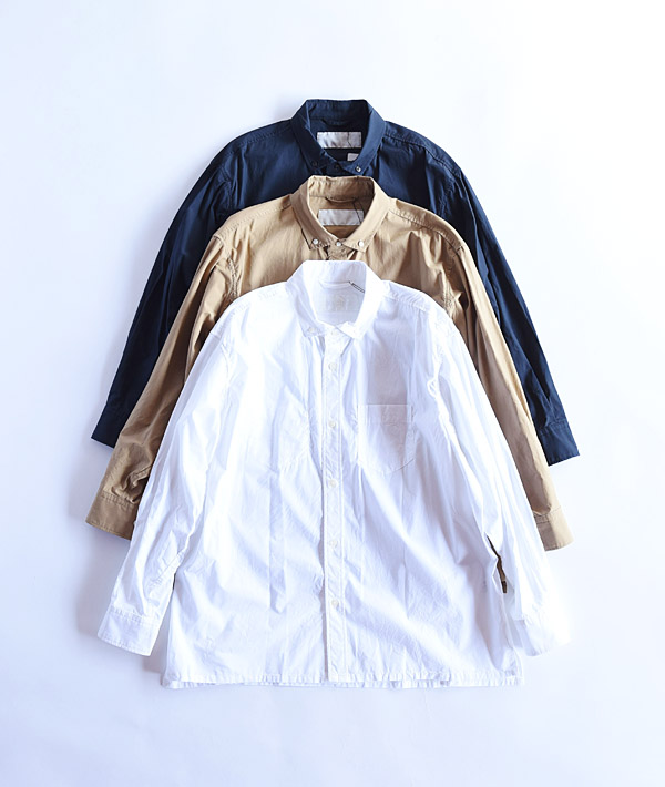 Breechez (ブリーチェズ) TYPEWRITER BD OVER SHIRT【MENS】