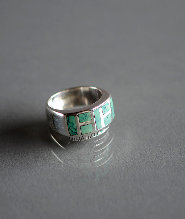 HOLLYWOOD RANCH MARKET(ハリウッドランチマーケット) STONE H RING【MENS】