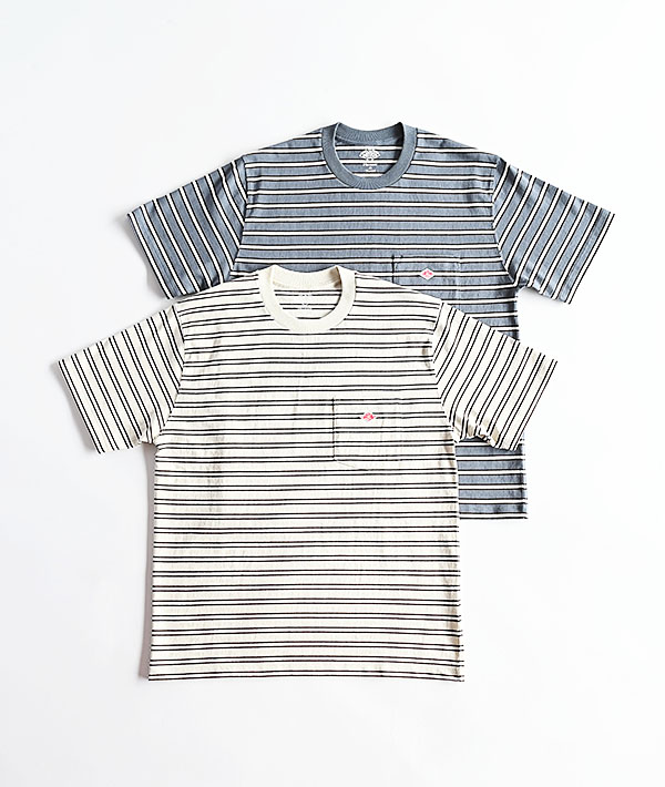 DANTON(ダントン) ポケットTシャツ STRIPE【MENS&WOMENS】