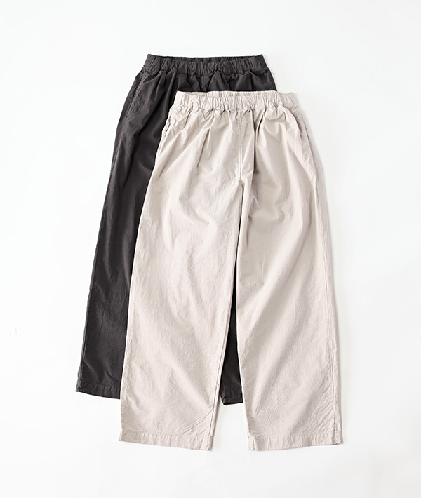 ORCIVAL(オーシバル) Garment Dye Poplin Easy Pants【MENS&WOMENS】
