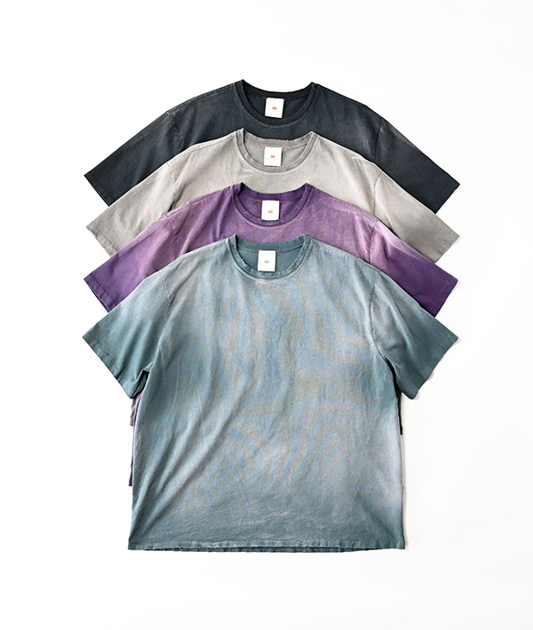 MOOJI MOOJI (ムージムージ) OVERSIZE CROP T-SHIRTS AGED【MENS&WOMENS】