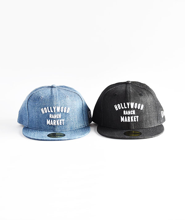 NEW ERA×HOLLYWOOD RANCH MARKET (ニューエラ×ハリウッドランチマーケット) HR MARKET DENIM BASEBALL CAP【MENS&WOMENS】