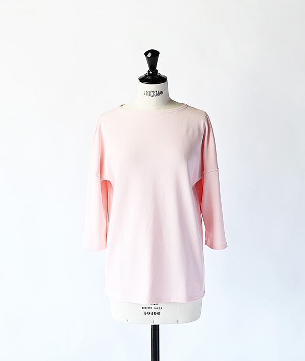 SAINT JAMES (セントジェームス) CRAZSLOU ドロップショルダー七分袖 ドラジェピンク【WOMENS】