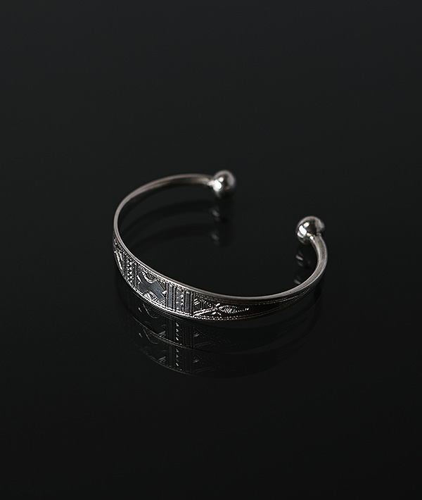 TOUAREG JEWELRY (トゥアレグ ジュエリー) A14 SILVER BANGLE 【MENS】