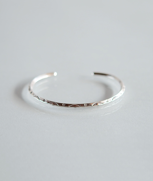 GAIJIN MADE (ガイジンメイド) E060 KAREN SILVER BANGLE【MENS&WOMENS】