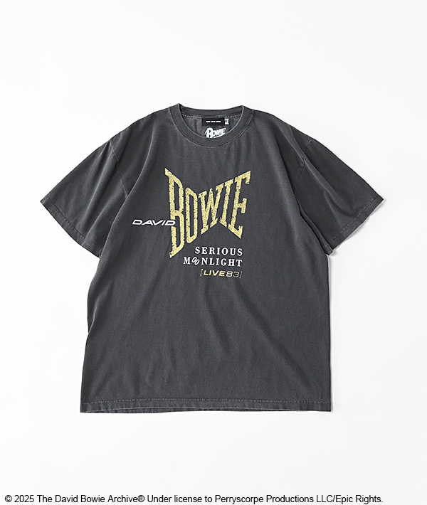 GOOD ROCK SPEED (グッドロックスピード) DAVID BOWIE GLITTER PRINT TEE【MENS&WOMENS】
