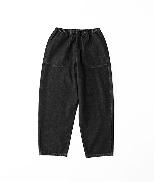 DANTON(ダントン) ブラックデニム イージーパンツ【WOMENS】
