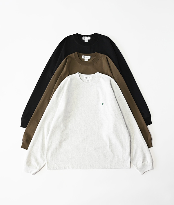 GYMPHLEX(ジムフレックス) ヘビーウェイトジャージー クルーネックロングスリーブ Tシャツ【MENS】