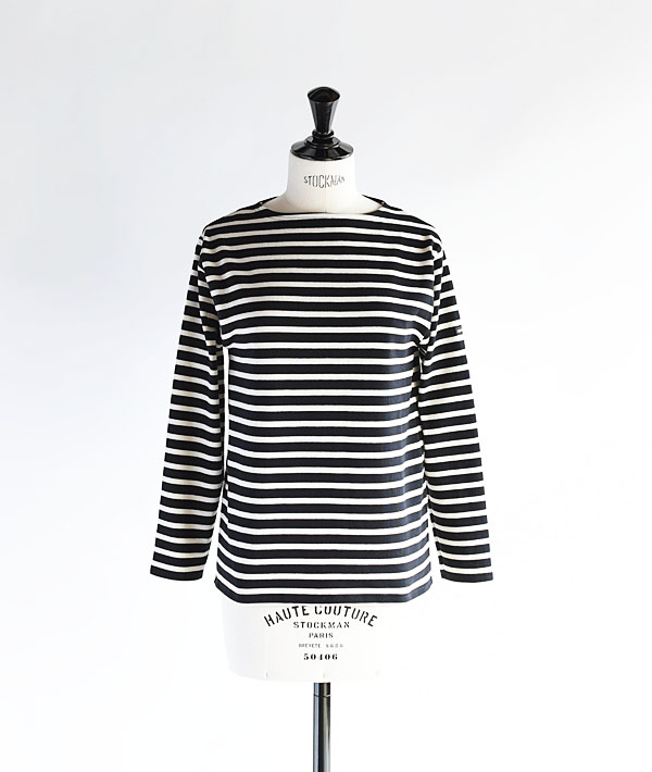 SAINT JAMES (セントジェームス) OUESSANT BORDER ブラック×エクリュ【MENS&WOMENS】