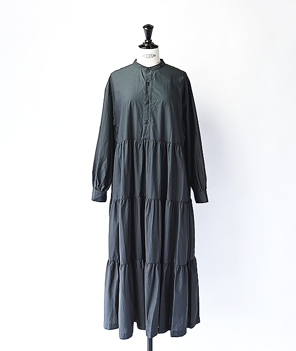 GYMPHLEX(ジムフレックス) バンドカラーティアードワンピース【WOMENS】