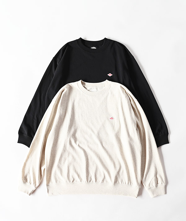 DANTON(ダントン) クルーネック 長袖スウェットTシャツ【MENS】