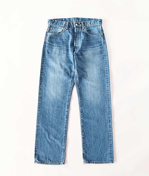 BLUE BLUE(ブルーブルー) PP02 MODスーピマセルビッチデニム ワイドジーンズ /FADE WASH【MENS&WOMENS】