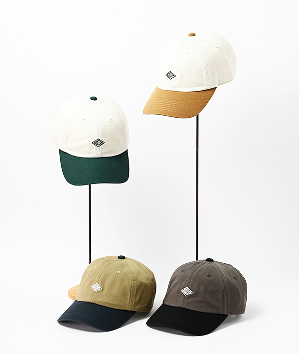 DANTON(ダントン) CHINO CLOTH 6PANEL CAP 2TONE【MENS&WOMENS】