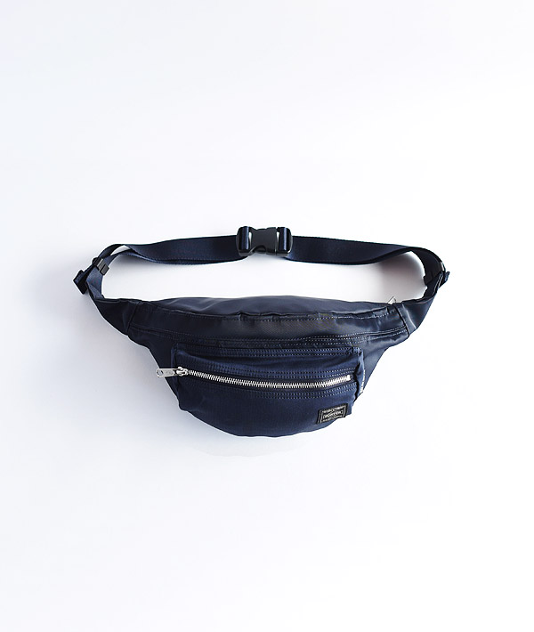 PORTER×BLUE BLUE(ポーター×ブルーブルー) インディゴナイロンコンビ ウエストバッグ【MENS&WOMENS】