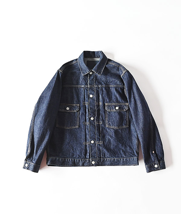 BLUE BLUE(ブルーブルー) スーピマセルビッチデニム 2nd タイプ トラッカージャケット【MENS&WOMENS】
