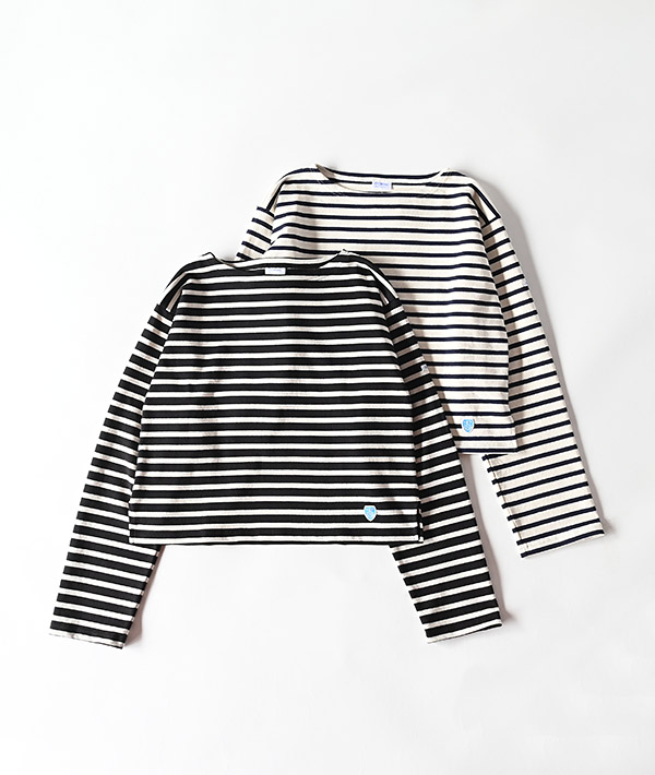 ORCIVAL(オーシバル) コットンロード クロップドボートネックTシャツ【WOMENS】